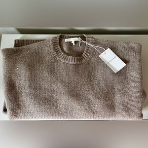 Naked Cashmere Silvia 100% cashmere pullover sweater mink XS NWT